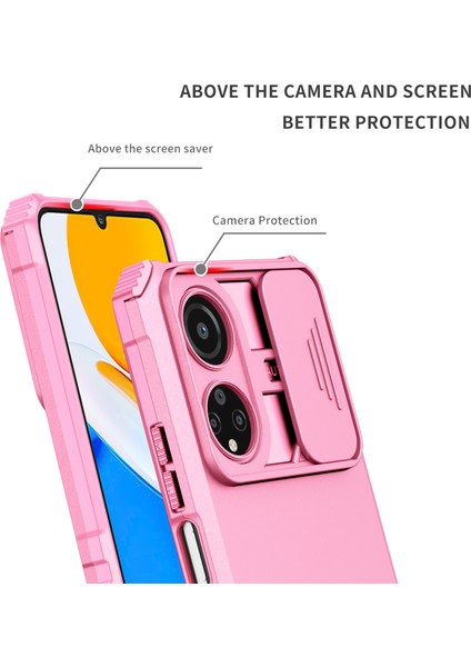 Honor X7 Slide Kamera Kapağı Pc+Tpu Kapak Anti-Drop Kickstand Telefon Kılıfı (Yurt Dışından) fiyatları