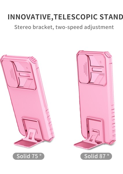 Honor X7 Slide Kamera Kapağı Pc+Tpu Kapak Anti-Drop Kickstand Telefon Kılıfı (Yurt Dışından) fırsatları