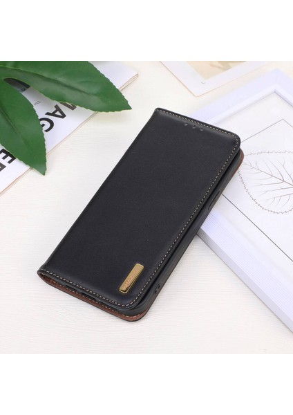 Huawei Nova 11 Ultra / Nova 11 Pro Hakiki Inek Deri Telefon Vaka Standı Rfıd Engelleme Cüzdan Kapağı (Yurt Dışından) indirimleri