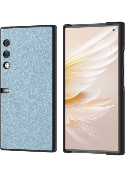 Honor V Purse Kasa Inek Deri Kaplamalı Pc Litchi Doku Geri Telefon Kapağı (Yurt Dışından)