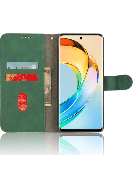 Honor X50 Şok Geçirmez Pu Deri Deri Deri Touch Standı Kılıf Cüzdan Anti-Drop Iç Tpu Telefon Kapağı (Yurt Dışından)