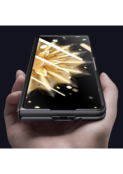 Honor Magic V2 5g Pu Deri + Pc Kickstand Telefon Kasası Menteşe Koruması Cilt Dokunma Kapağı (Yurt Dışından) indirimleri