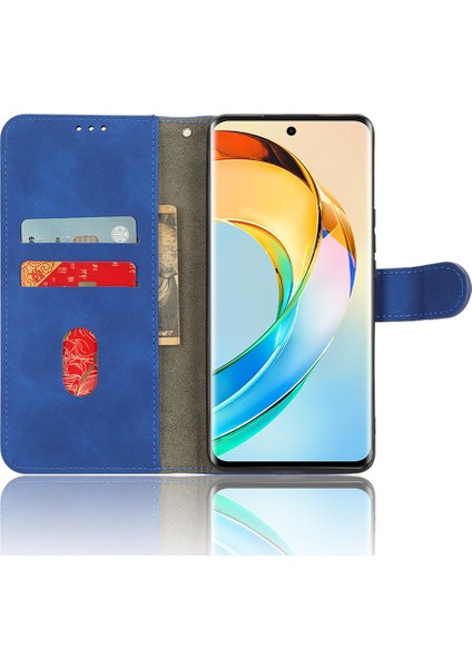 Honor X50 Şok Geçirmez Pu Deri Deri Deri Touch Standı Kılıf Cüzdan Anti-Drop Iç Tpu Telefon Kapağı (Yurt Dışından)