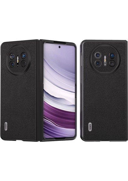 Huawei Mate X5 Kasa Inek Deri+Tpu+Pc Litchi Doku Telefon Kapağı (Yurt Dışından)