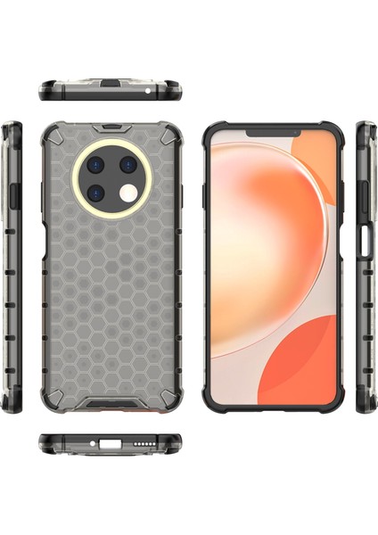 Huawei Nova Y91 4g Tpu+Pc Koruyucu Telefon Kılıfı Petek Doku Telefon Kapağı (Yurt Dışından)