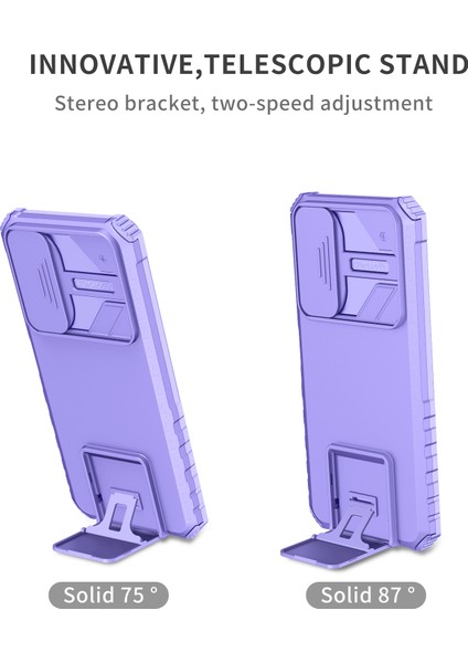 Honor X7 Slide Kamera Kapağı Pc+Tpu Kapak Anti-Drop Kickstand Telefon Kılıfı (Yurt Dışından) fırsatları