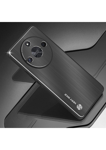 Honor X50 Koruyucu Telefon Kılıfı, Alüminyum Alaşım+Tpu Fırça Telefon Kapağı (Yurt Dışından)