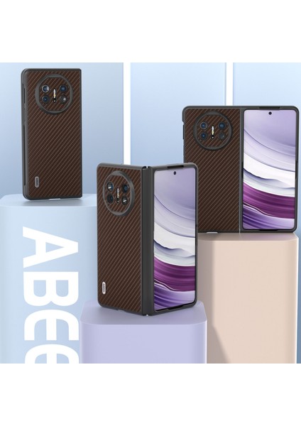 Huawei Mate X5 Cep Telefonu Kasası Karbon Fiber Doku Arka Kapak (Yurt Dışından) fırsatları