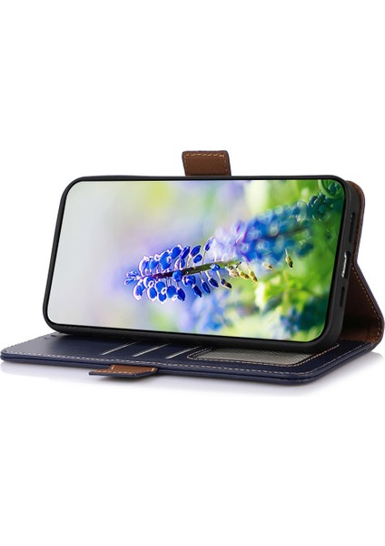 Huawei Nova 11 Pro / Nova 11 Ultra Cüzdan Stand Kapağı Rfıd Engelleme Çılgın At Dokusu Inek Deri Telefon Kılıfı (Yurt Dışından) modelleri