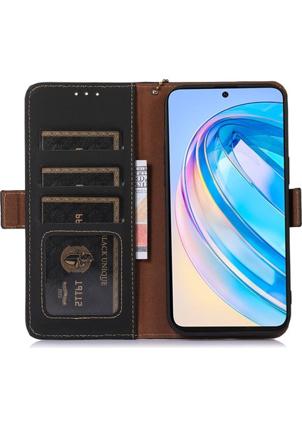 Huawei Nova 11I Rfıd Engelleme Telefon Kılıfı Cüzdan Stand Inek Deri Kapağı (Yurt Dışından) modelleri