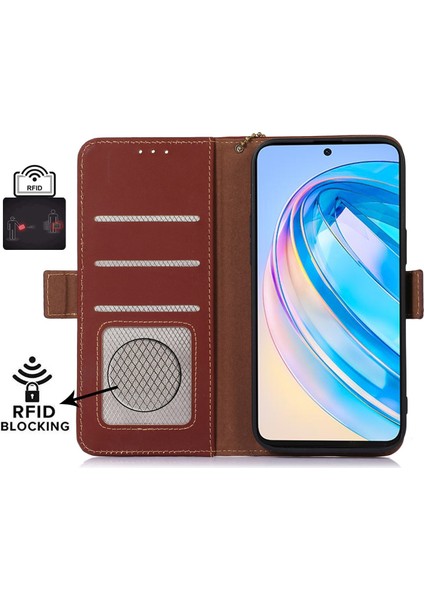 Huawei Nova 11I Rfıd Engelleme Telefon Kılıfı Cüzdan Stand Inek Deri Kapağı (Yurt Dışından)