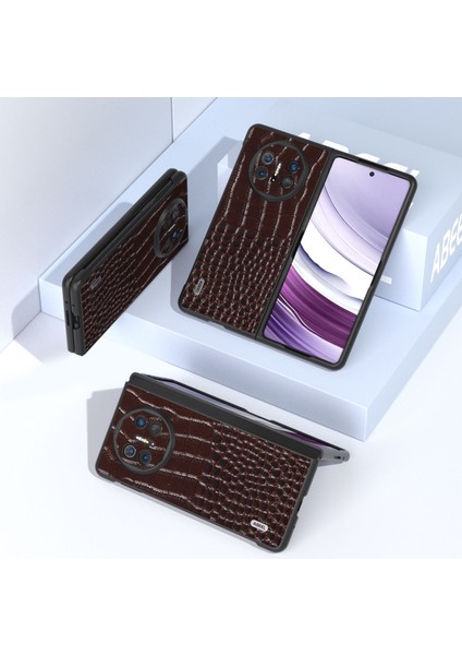 Huawei Mate X5 Case Inek Deri + Pc Timsah Doku Kapağı (Yurt Dışından) fiyatları