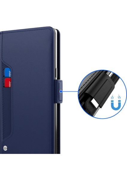 Huawei Nova 11 Anti-Çizelge Anti-Çizelge Manyetik Telefon Kılıfı Ayna Tasarım Kartı Tutucu Pu Deri Stand Telefon Kapağı (Yurt Dışından) indirimleri