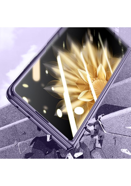 Honor Magic V2 5g Menteşe Koruma Kickstand Cover Clear Pc Elektraplatma Telefon Kılıfı (Yurt Dışından) fırsatları