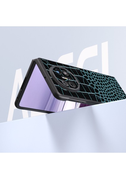 Huawei Mate X5 Case Inek Deri + Pc Timsah Doku Kapağı (Yurt Dışından)