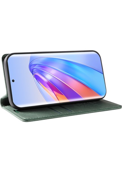 Honor X40 5g / X9A 5g / Magic5 Lite 5g Anti-Drop Deri Kapak Cüzdan Stand Telefon Kılıfı (Yurt Dışından)