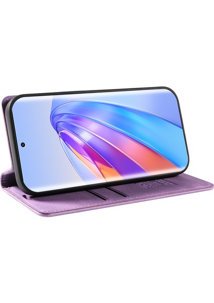 Honor X40 5g / X9A 5g / Magic5 Lite 5g Anti-Drop Deri Kapak Cüzdan Stand Telefon Kılıfı (Yurt Dışından)