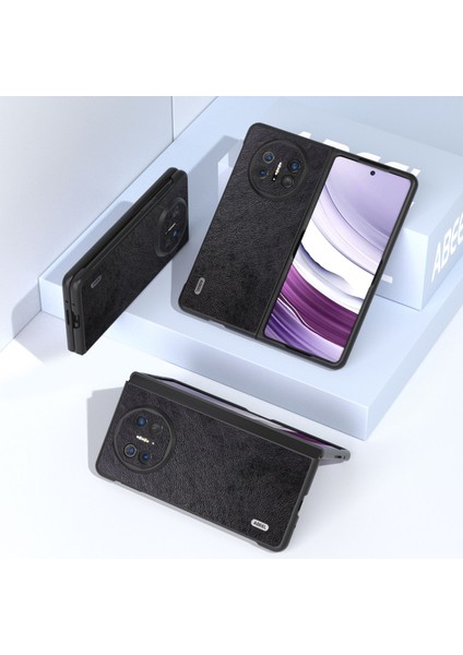 Huawei Mate X5 Case Litchi Doku Pu Deri+Pc Telefon Kapağı (Yurt Dışından)