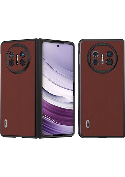 Huawei Mate X5 Case Inek Deri+Pc Ipeksi Telefon Kapağı (Yurt Dışından)