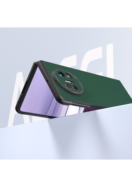 Huawei Mate X5 Case Inek Deri+Pc Ipeksi Telefon Kapağı (Yurt Dışından)