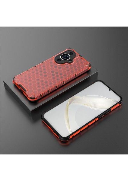 Huawei Nova 11 Anti-Drop Tpu+Pc Telefon Kılıfı Honeycomb Doku Cep Telefonu Kapağı (Yurt Dışından) modelleri