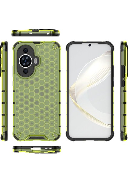 Huawei Nova 11 Anti-Drop Tpu+Pc Telefon Kılıfı Honeycomb Doku Cep Telefonu Kapağı (Yurt Dışından)