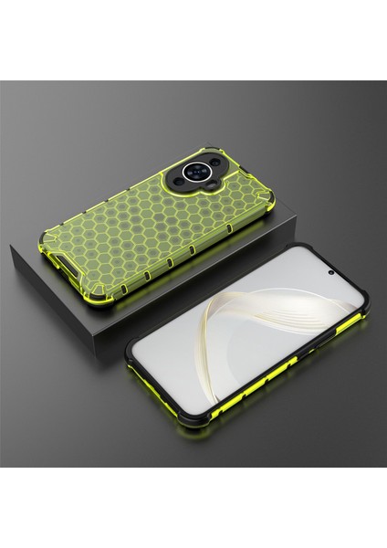 Huawei Nova 11 Anti-Drop Tpu+Pc Telefon Kılıfı Honeycomb Doku Cep Telefonu Kapağı (Yurt Dışından) modelleri