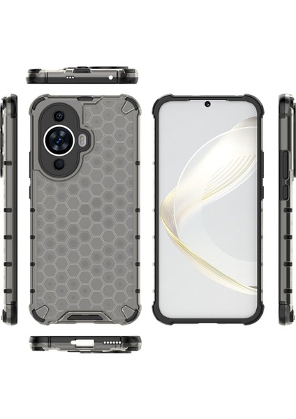 Huawei Nova 11 Anti-Drop Tpu+Pc Telefon Kılıfı Honeycomb Doku Cep Telefonu Kapağı (Yurt Dışından)