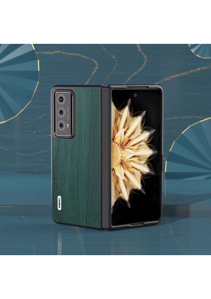 Honor Magic V2 5g Ahşap Tahıl Telefon Kılıfı Çizgiye Döküm Anti Pu+Pc Telefon Kapağı (Yurt Dışından) modelleri