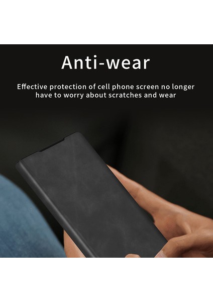 Honor Magic V2 5g Katlanır Telefon Kılıfı Nappa Doku Pu Deri + Pc Stand Kapağı (Yurt Dışından)