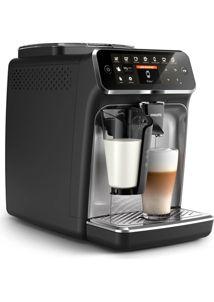 Phılıps 4300 Serisi 8 Içeçek Seçenekli Süt Hazneli Tam Otomatik Espresso Makinesi