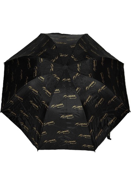 Siyah Atatürk Şemsiye