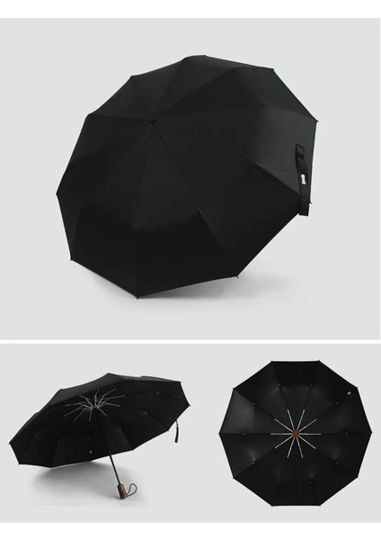 Wood Series Tam Otomatik Unisex Şemsiye indirimleri