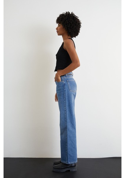 Wide Leg Jean-Mavi