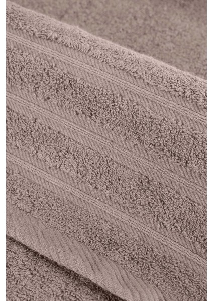 Pure Bukle Bordürlü Havlu Kahverengi 70X140 fiyatları