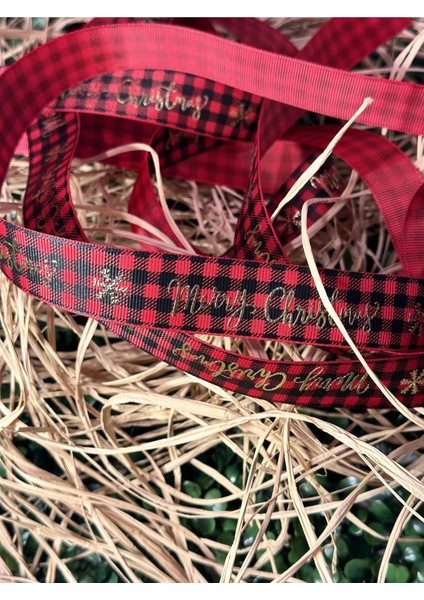 Yılbaşı Kurdele Süsleme Malzemesi ( 1.sınıf Varaklı 2.85 M 2.5 cm En ) fırsatları