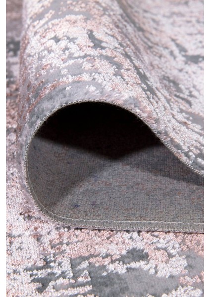 Pembe Renkli Parlak Altı Kaymaz Ince Makinede Yıkanabilir Halı fiyatları