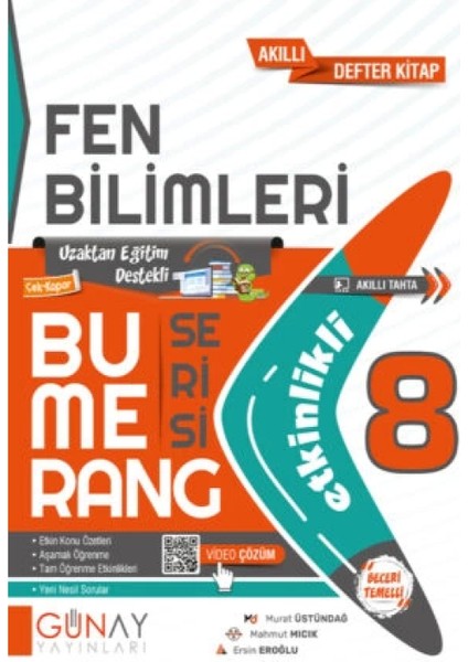 Bumerang LGS 8. Sınıf Etkinlikli Fen Bilimleri