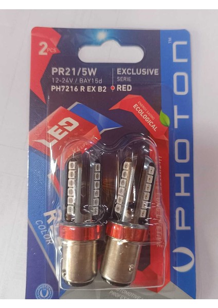 1016 7216 R Ex Çift Duy Kırmızı