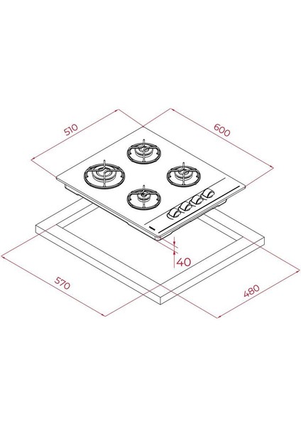 Siyah Ankastre Set ( Hak 629 Bk Buhar Destekli - Gbe 64002 Bk - Atv 60 Bk )