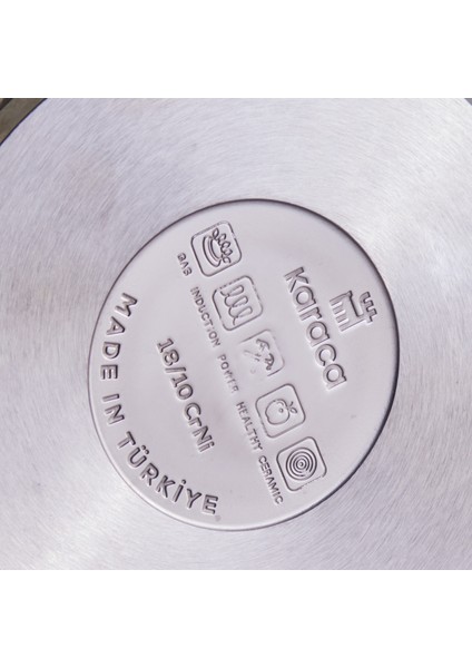 Tres 3'lü Indüksiyon Tabanlı Çaydanlık Takımı metal