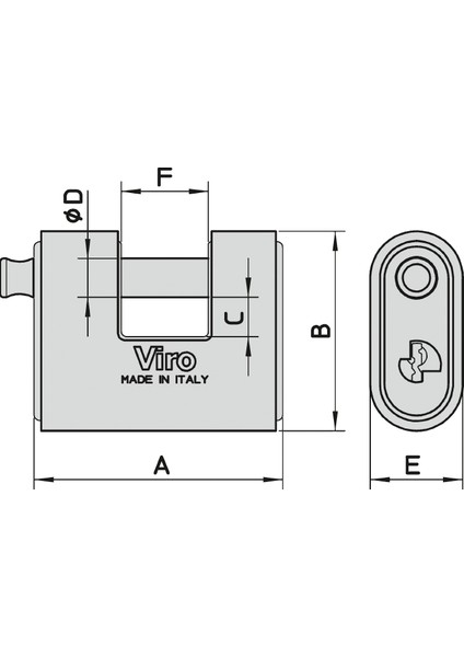 MAX14 14MM Motosiklet Zinciri Kilit