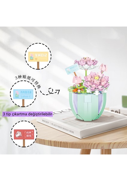 Çocuk Oyuncakları Yapmak ve Süslemek Için Küçük Saksı Yapı Taşları (312 Pellets) (Yurt Dışından)