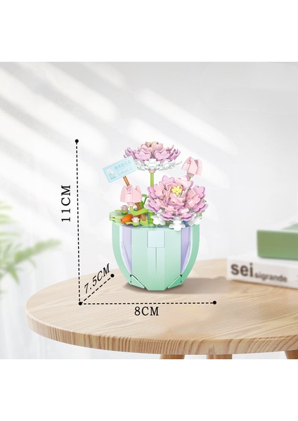 Çocuk Oyuncakları Yapmak ve Süslemek Için Küçük Saksı Yapı Taşları (312 Pellets) (Yurt Dışından)