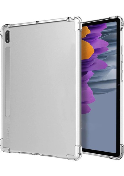 Samsung Galaxy Tab S8 Plus Kılıf Köşeler Antişoklu Darbe Emici Özellikli Süper Gard Silikon (Model SM-X800,X805,X807)