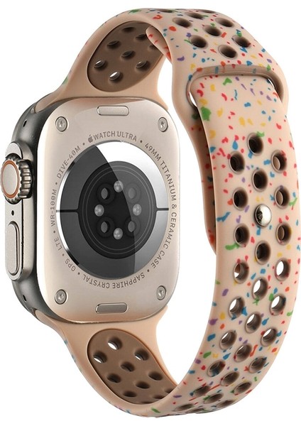 Apple Watch Se 40MM Kordon Nike Spor Silikon Strap KRD02F