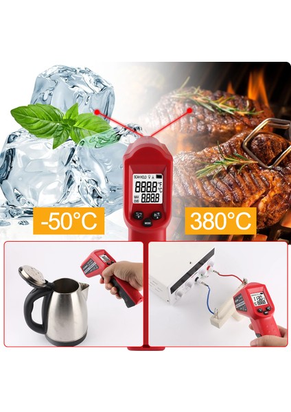 Thermometer Infrared DT8380AH (-50-380C)