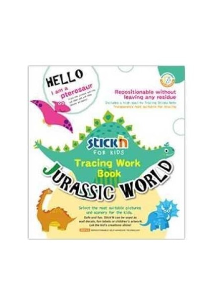 Stickn Jurassic Dünyası Çıkartma Kitabı 20X15Cm 30 Sayfa