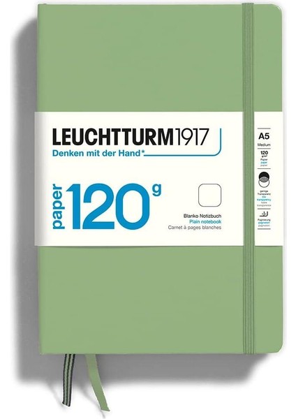 Leuchttrum 1917 Superior Paper Edition 120 Gm² Sert Kapak A5 Noktalı Sage 363537