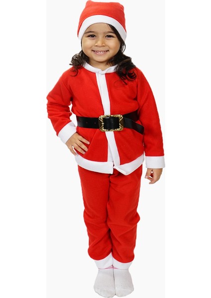 Erkek Çocuk Noel Kostümü Yılbaşı Kostümü Noelbaba